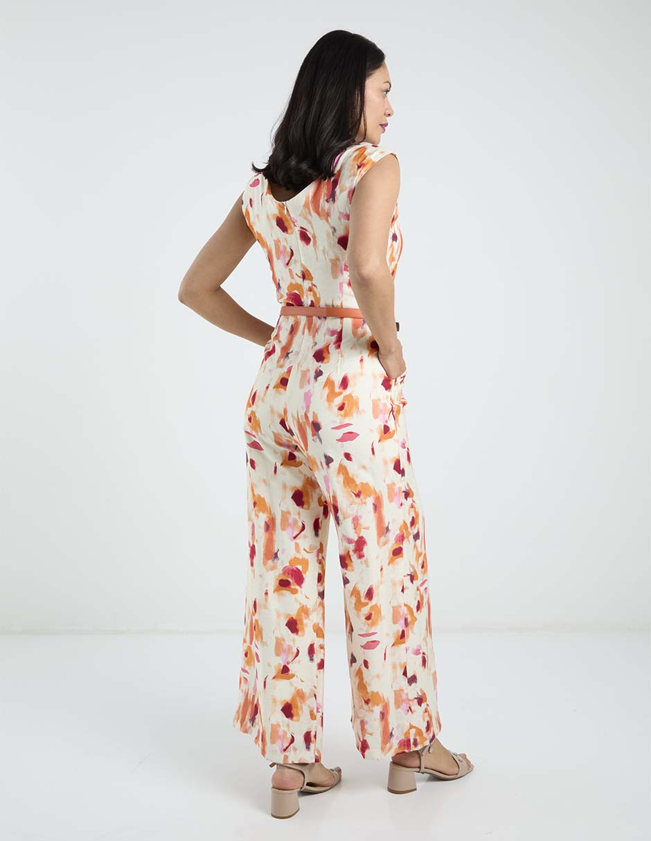 Jumpsuit estampado floral para mujer 6