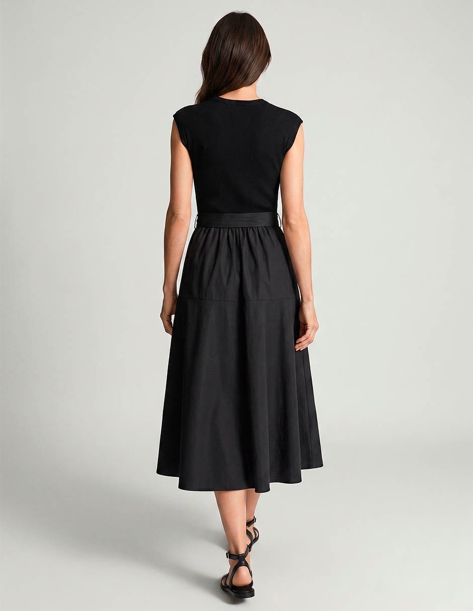 Vestido midi casual para mujer