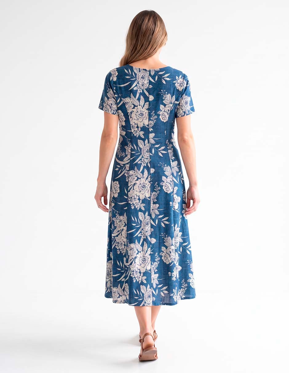 Vestido midi casual para mujer