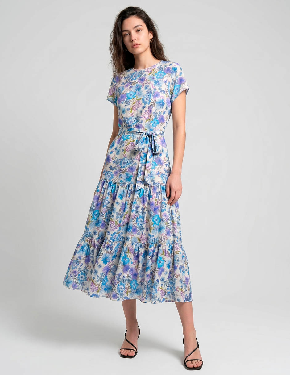 Vestido casual midi para mujer