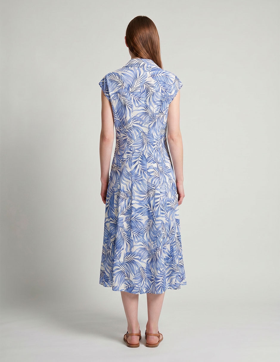 Vestido midi casual Hilfiger para mujer 2