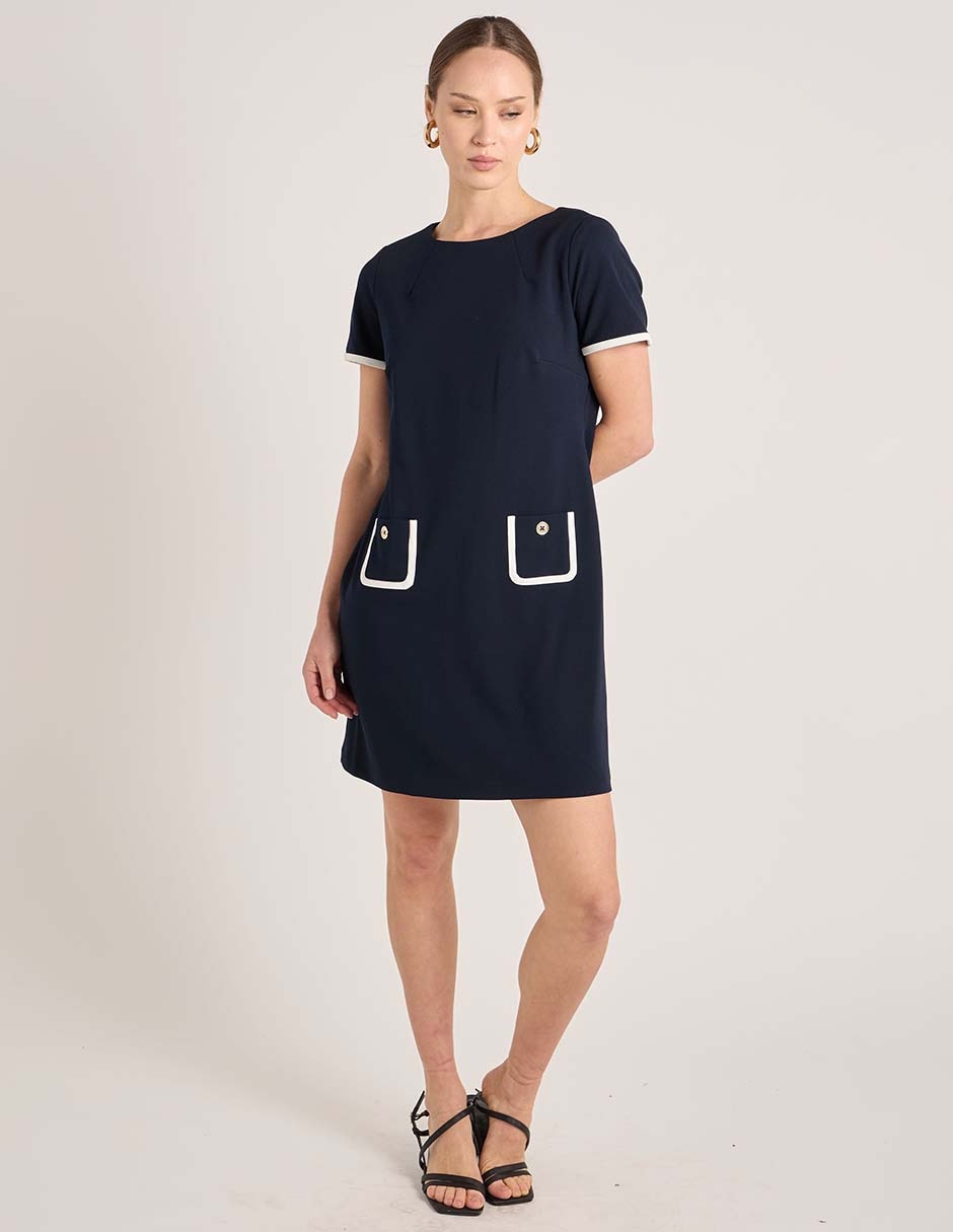 Vestido corto casual Hilfiger para mujer Vestido corto casual Hilfiger para mujer