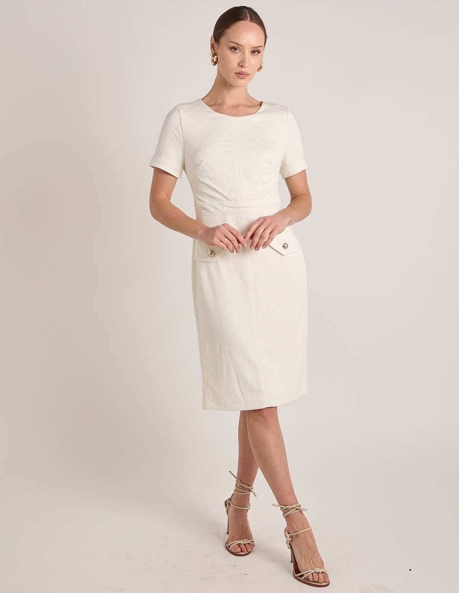Vestido arriba rodilla casual para mujer 2