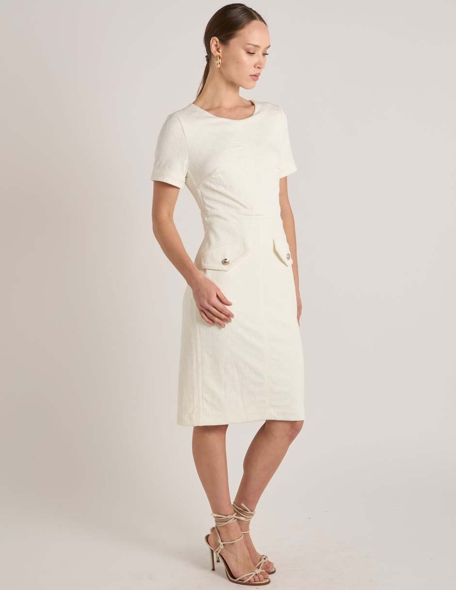 Vestido arriba rodilla casual para mujer 3