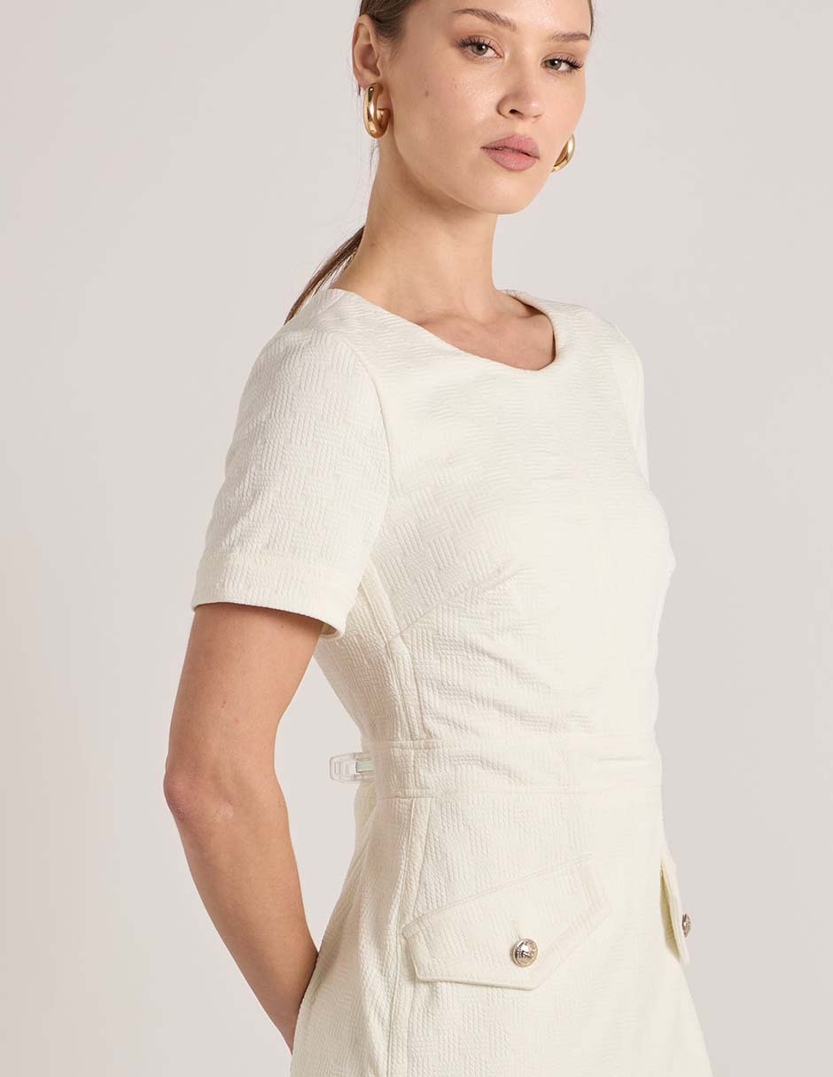 Vestido arriba rodilla casual para mujer 4