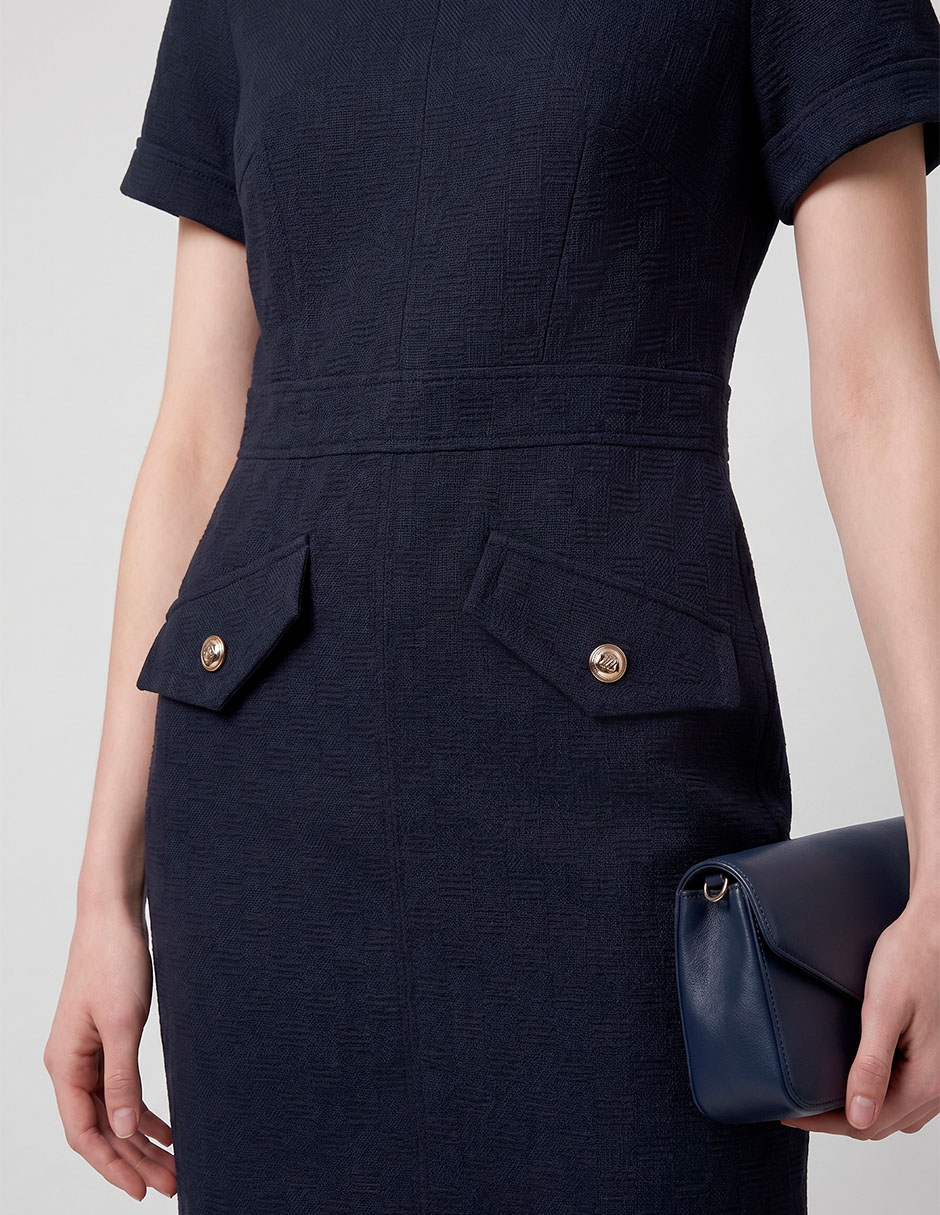 Vestido a la rodilla casual Hilfiger para mujer 4