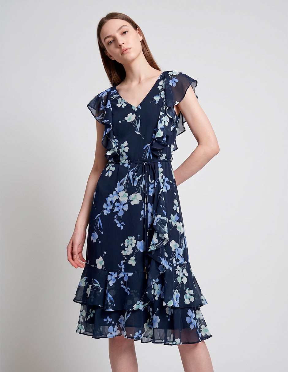 Vestido a la rodilla casual Hilfiger para mujer Vestido a la rodilla casual Hilfiger para mujer