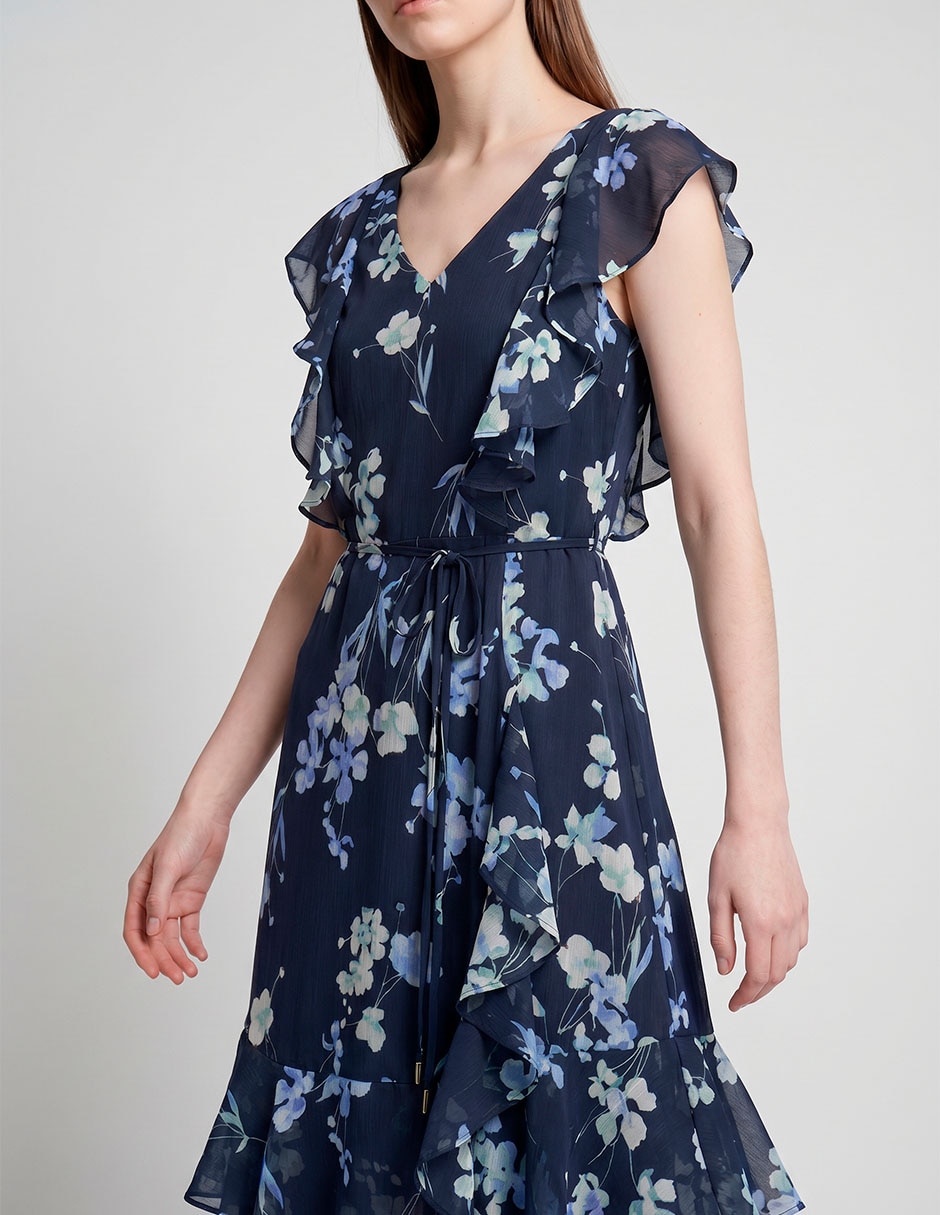 Vestido a la rodilla casual Hilfiger para mujer 4