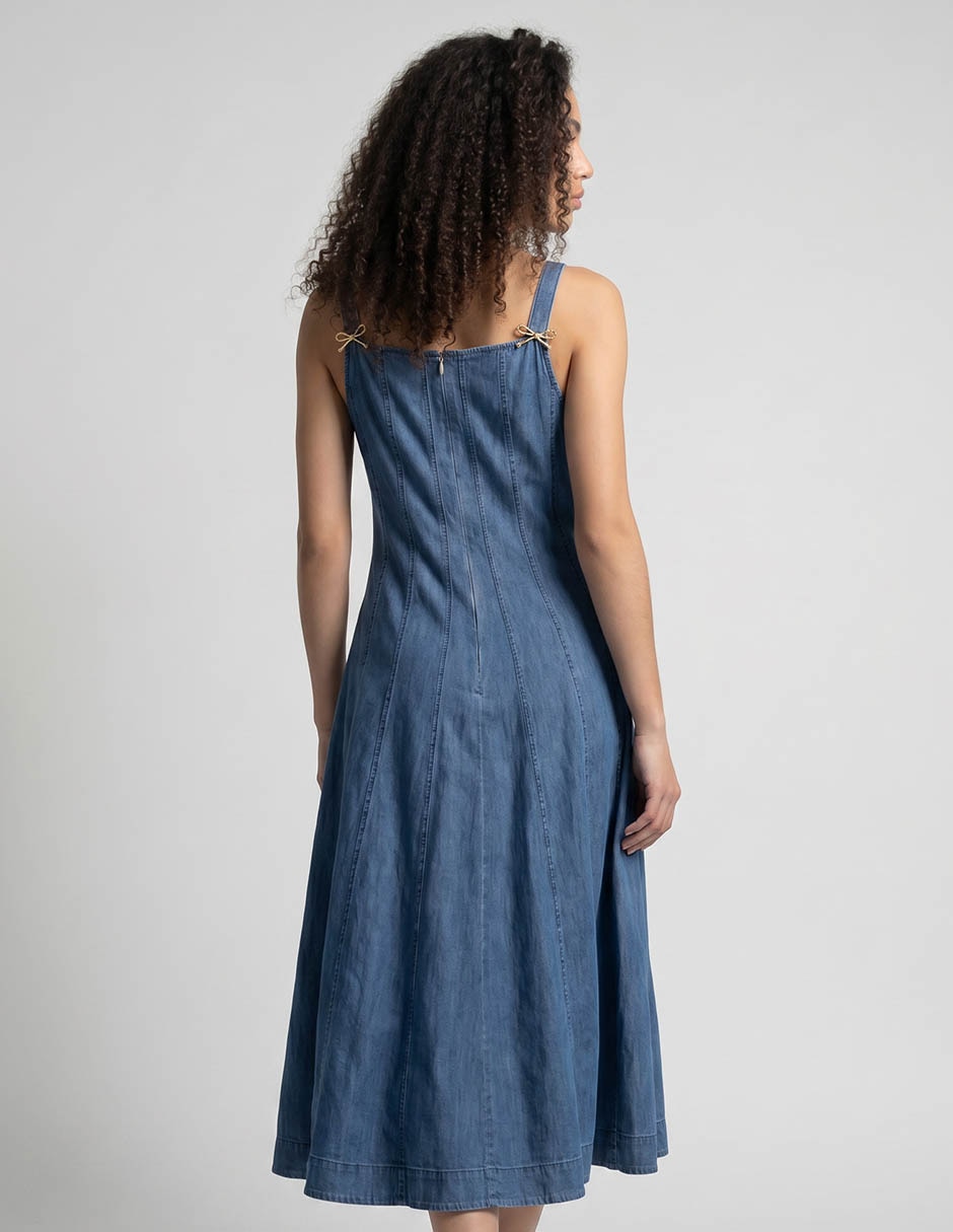 Vestido largo casual para mujer 2