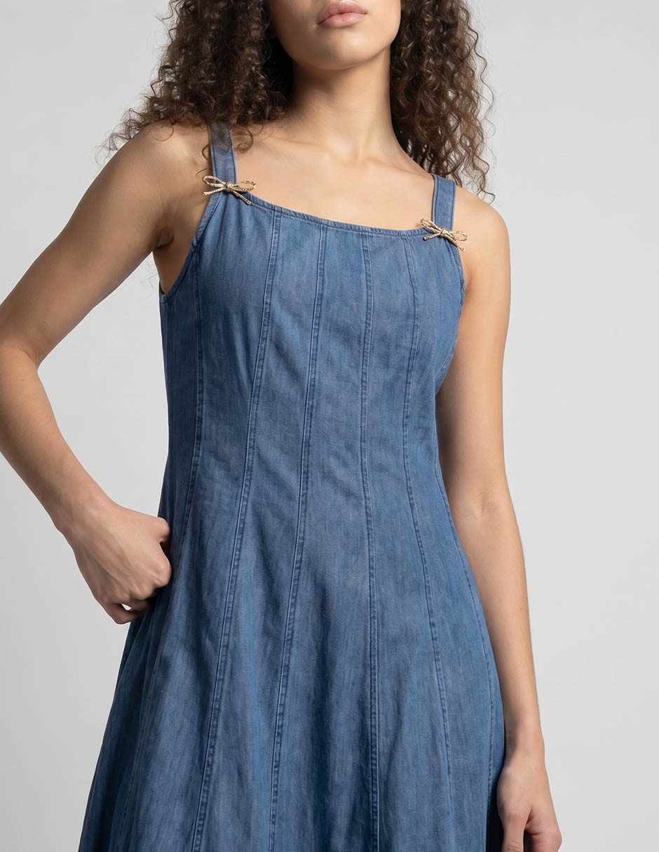 Vestido largo casual para mujer 3