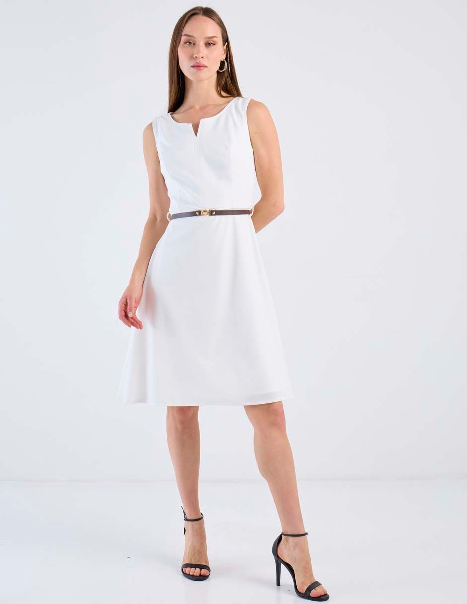 Vestido midi formal rue de la paix para mujer