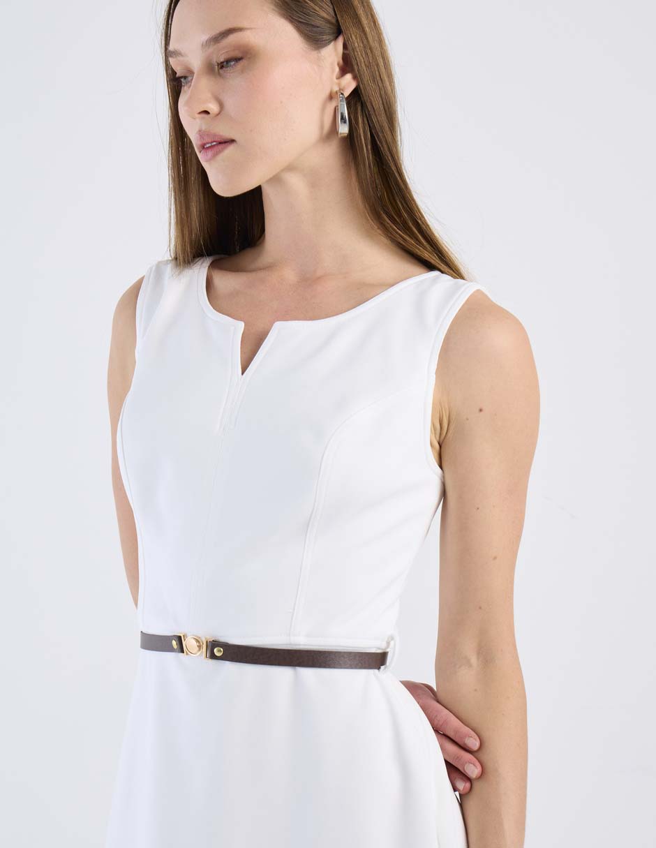 Vestido midi formal rue de la paix para mujer