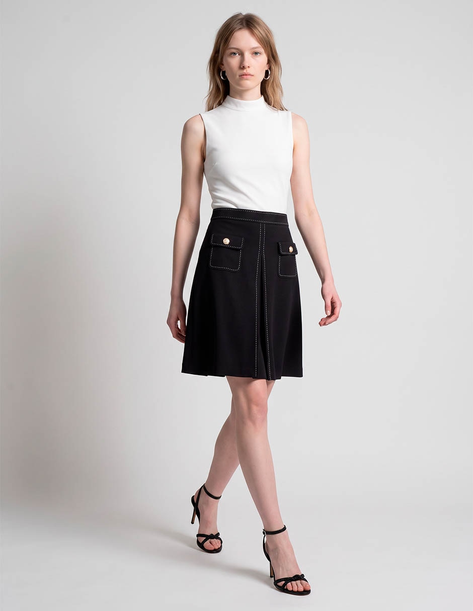 Vestido a la rodilla casual para mujer