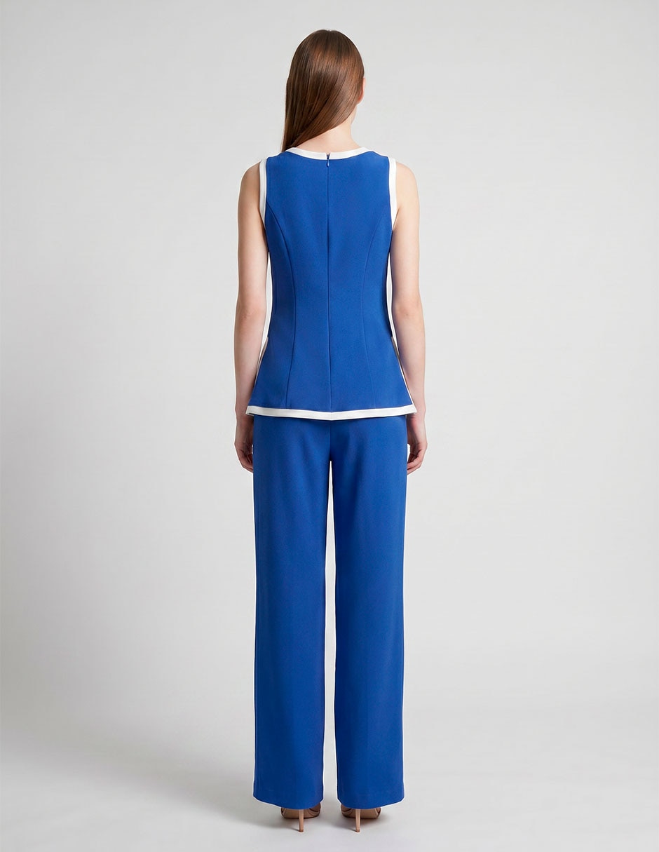 Jumpsuit Rue De La Paix De Poliéster Formal Estampado Liso Para Mujer