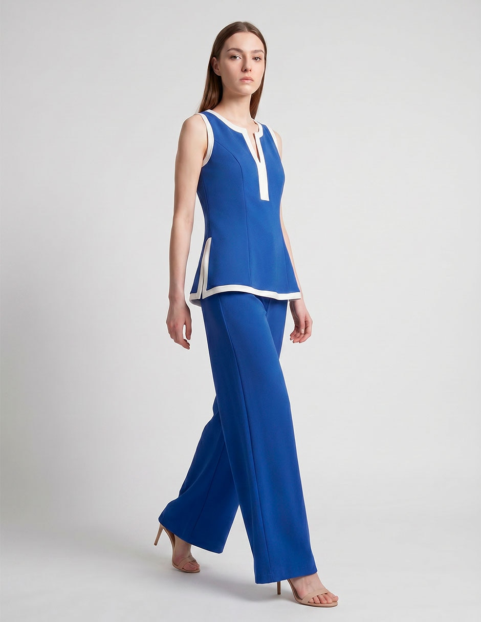 Jumpsuit Rue De La Paix De Poliéster Formal Estampado Liso Para Mujer