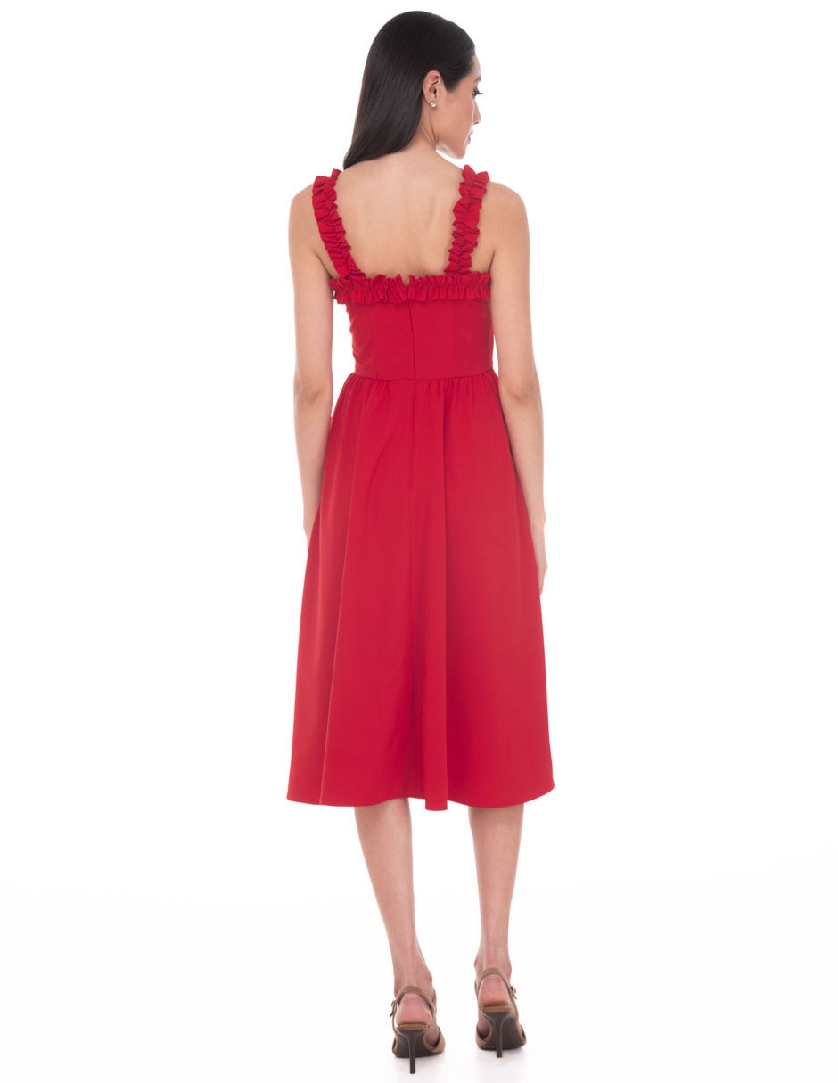 Vestido midi casual para mujer