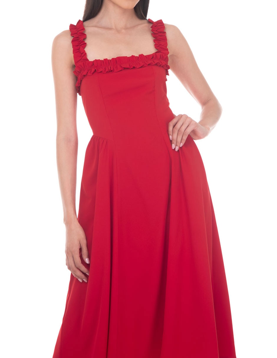Vestido midi casual para mujer