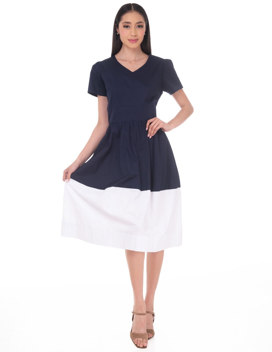 Vestido midi casual para mujer Vestido midi casual para mujer