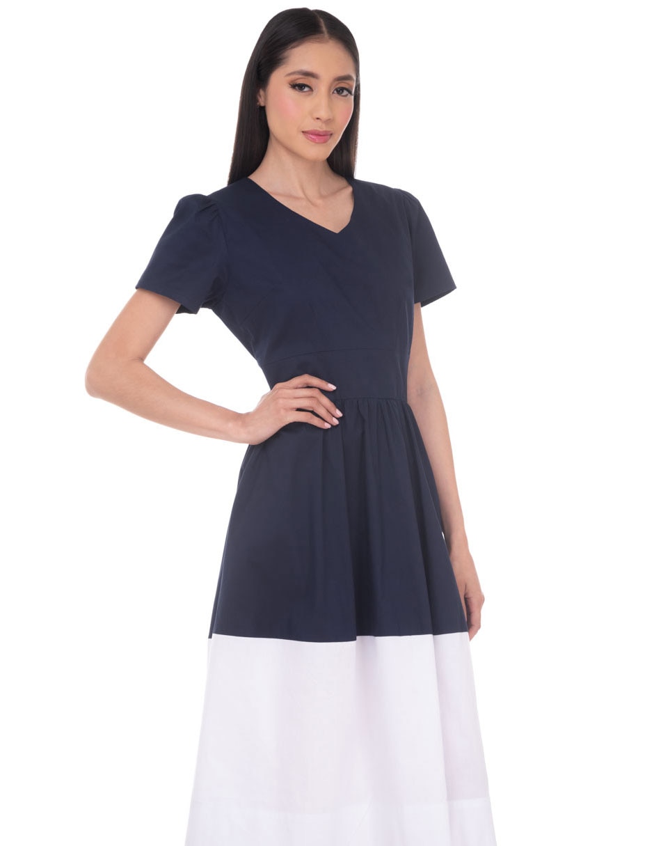 Vestido midi casual para mujer