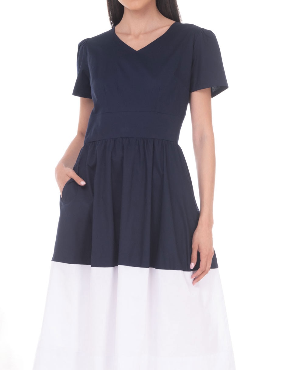 Vestido midi casual para mujer