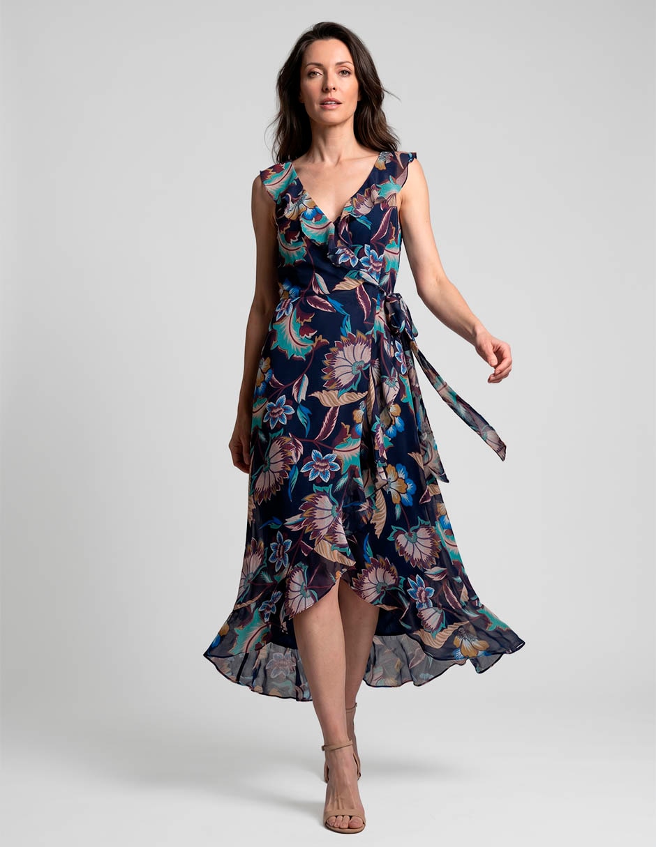 Vestido midi casual para mujer Vestido midi casual para mujer