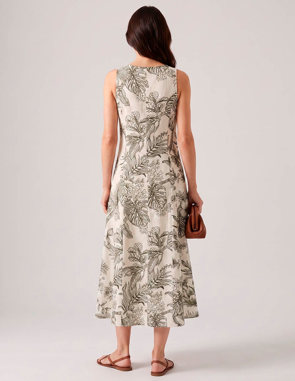 Vestido midi casual para mujer 2