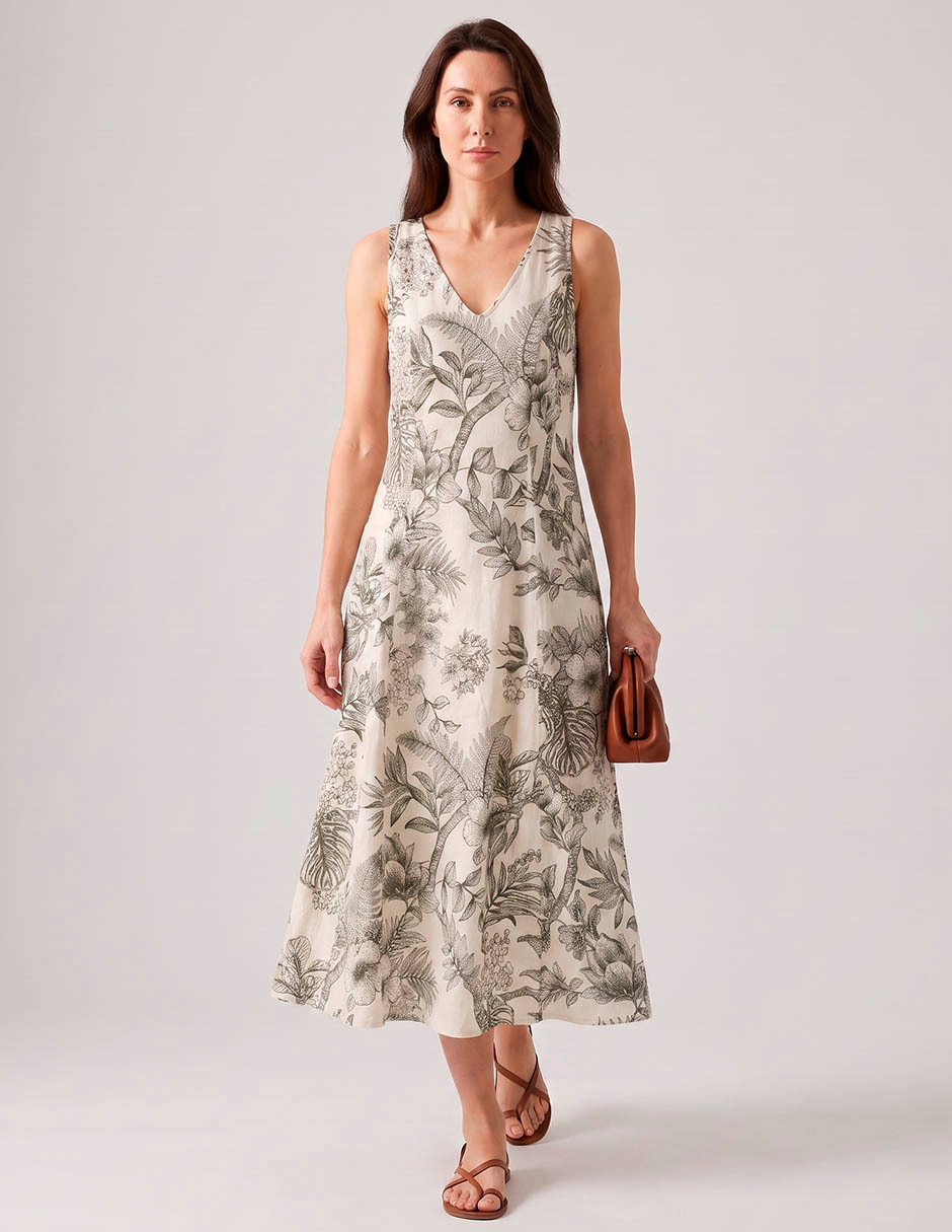 Vestido midi casual para mujer 3