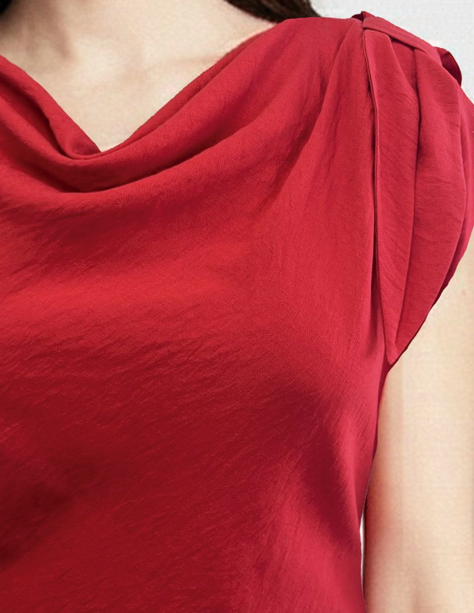 Vestido a la rodilla casual "para mujer" 4