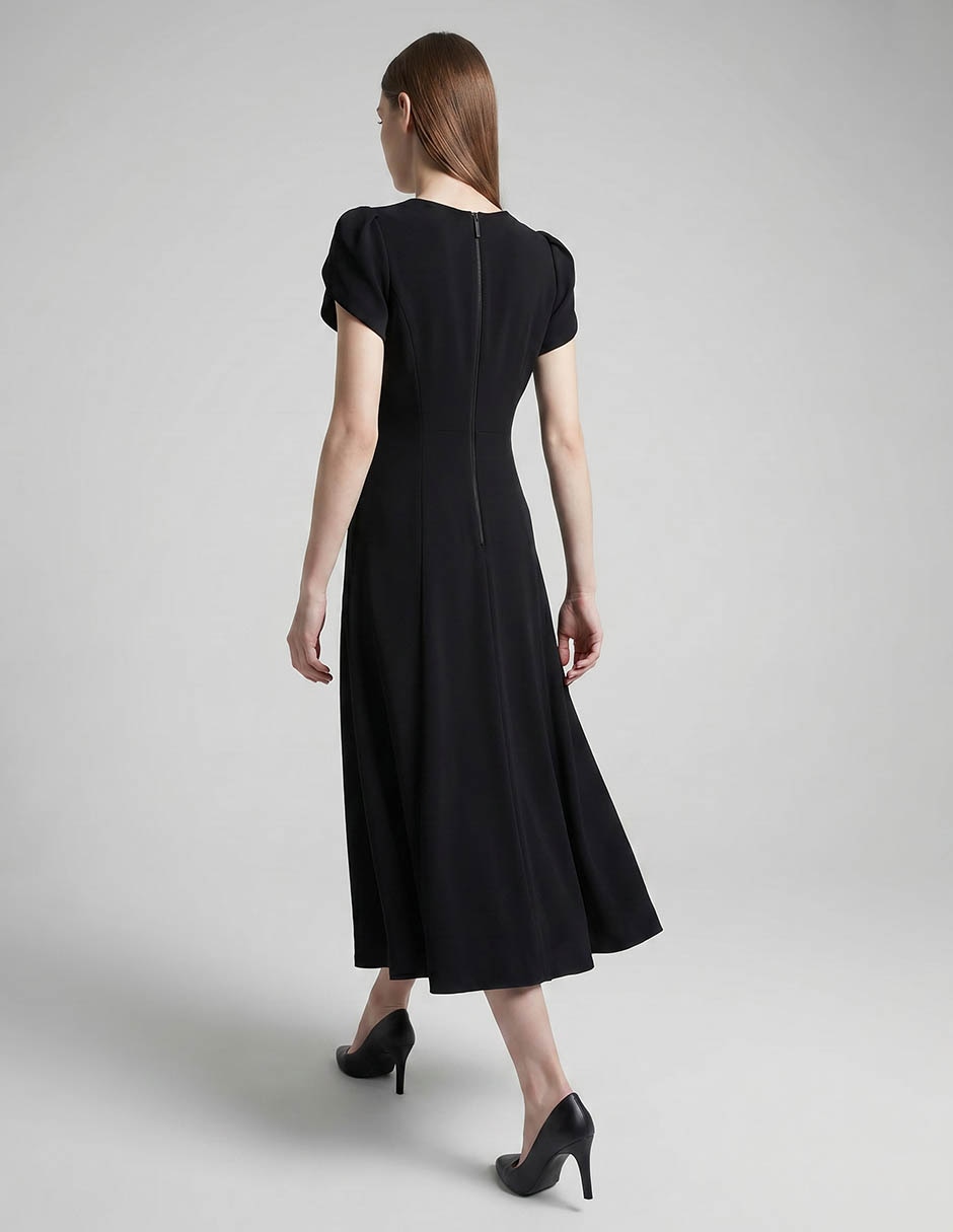 Vestido midi casual calvin klein para mujer