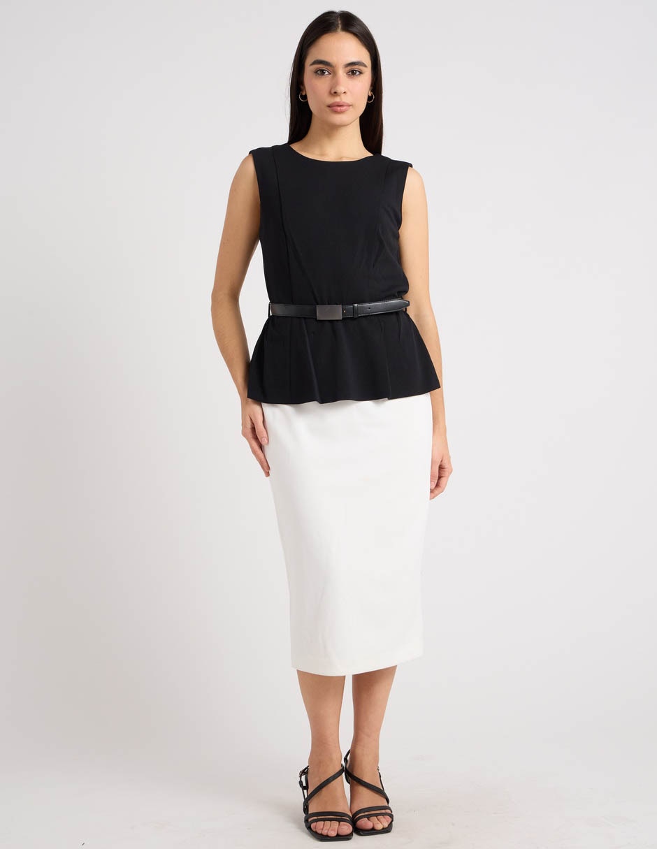 Vestido midi casual Calvin Klein para mujer Vestido midi casual Calvin Klein para mujer