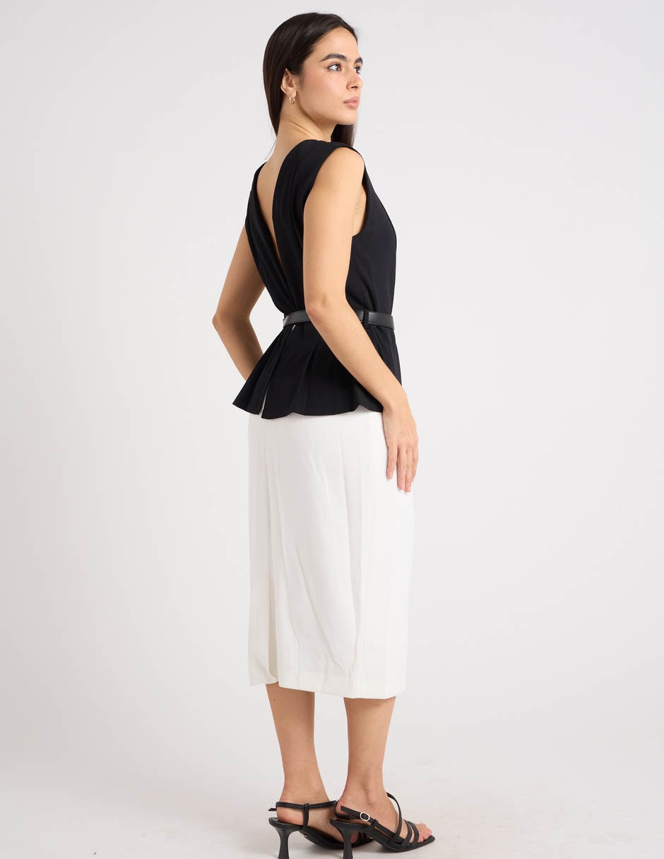 Vestido midi casual Calvin Klein para mujer 2