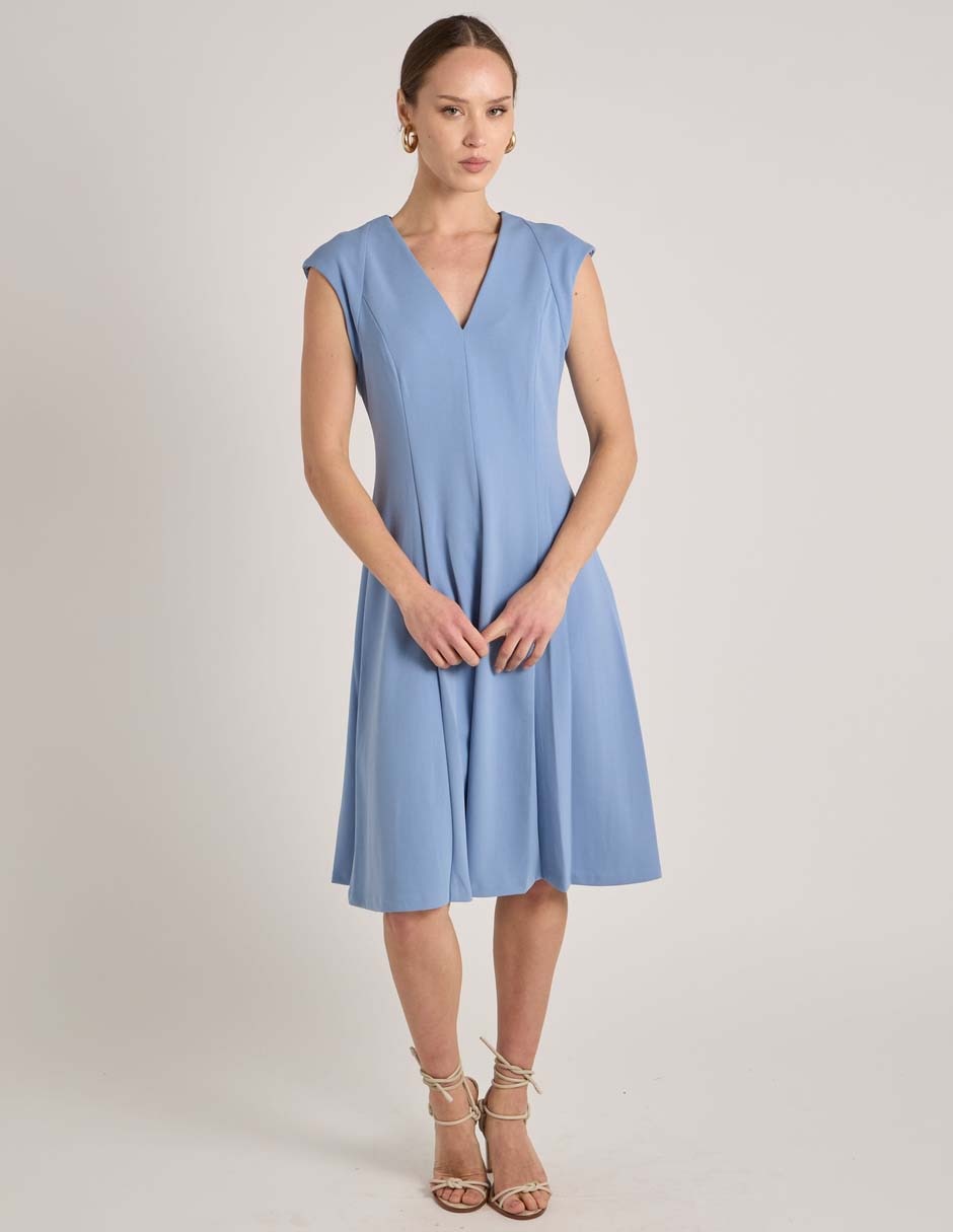 Vestido Cotail a la rodilla Calvin Klein para mujer 5