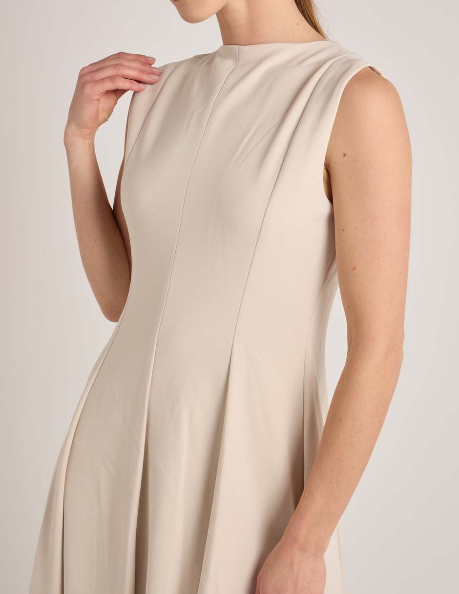Vestido midi casual calvin klein para mujer
