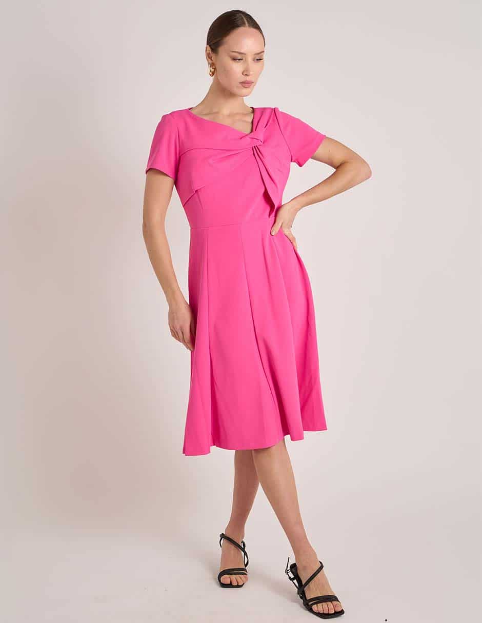 Vestido midi casual calvin klein para mujer