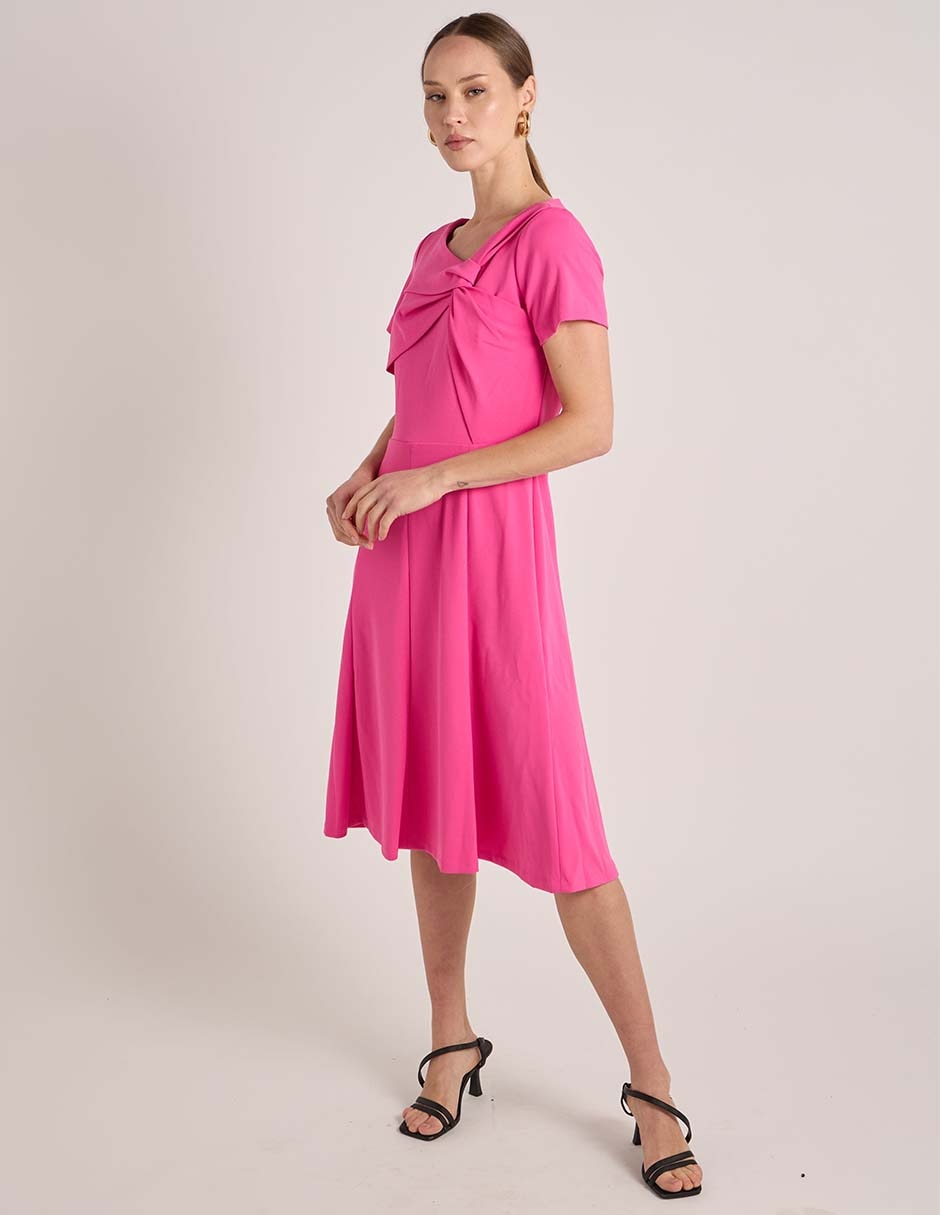 Vestido midi casual calvin klein para mujer