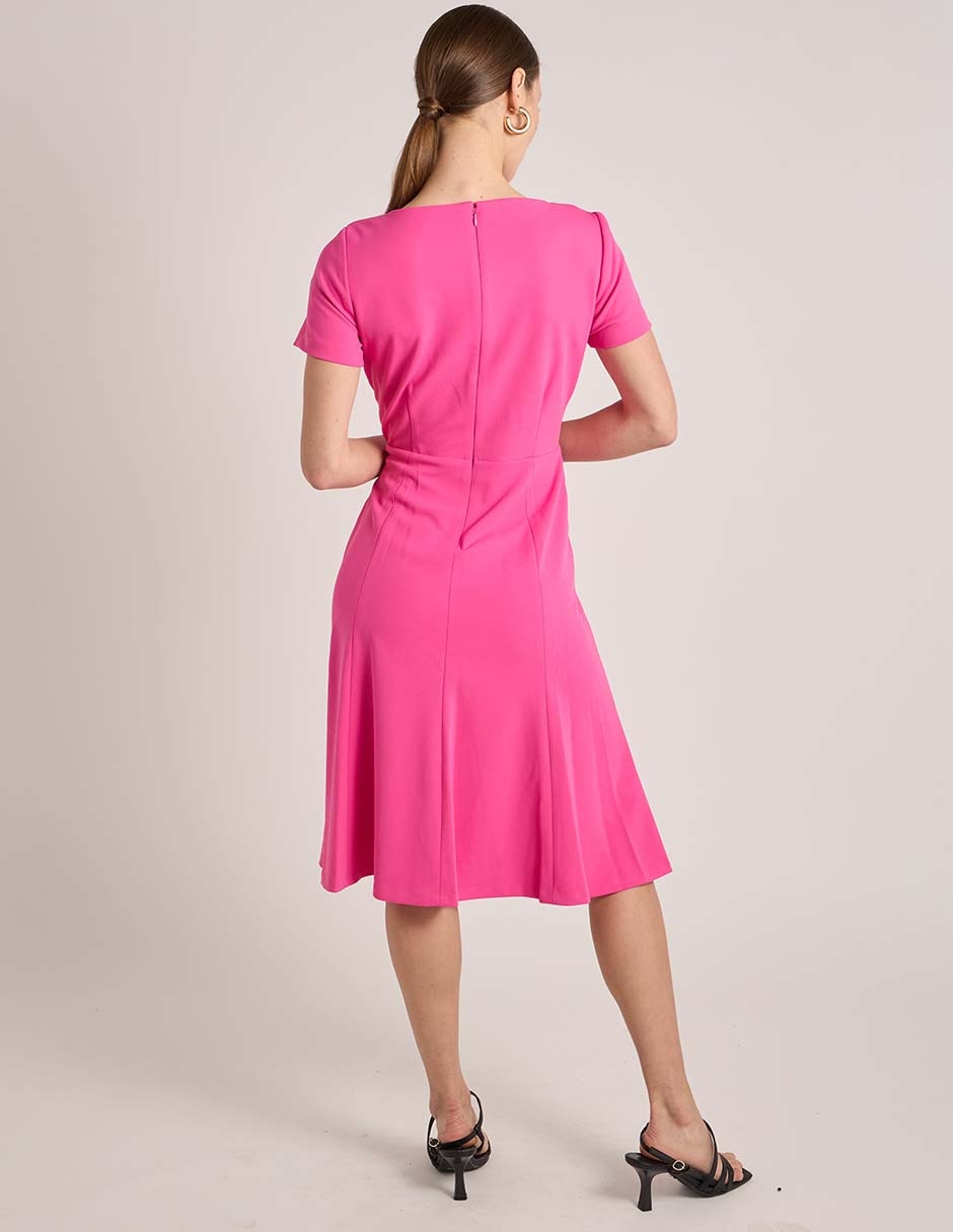 Vestido midi casual calvin klein para mujer
