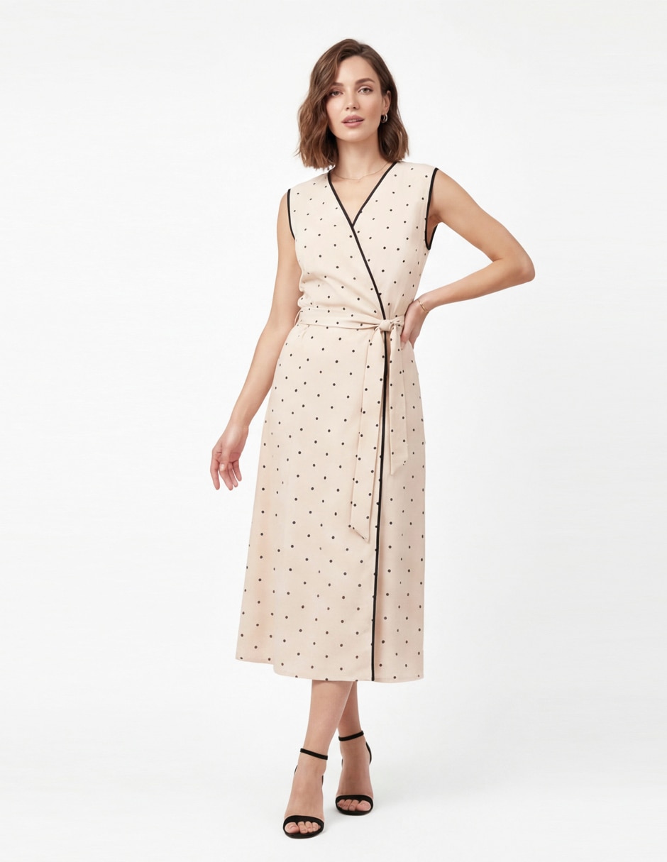 Vestido midi casual para mujer Vestido midi casual para mujer