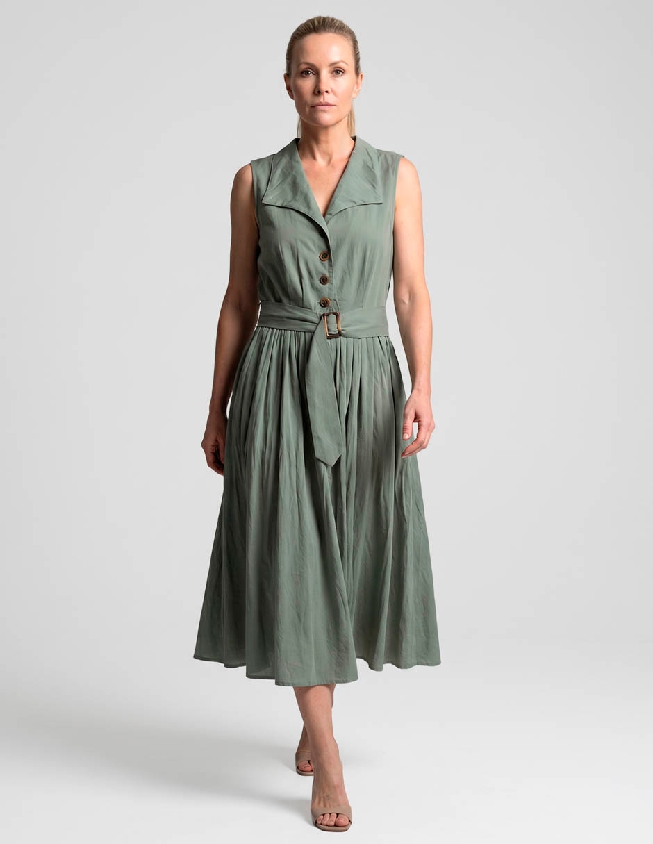 Vestido midi casual para mujer Vestido midi casual para mujer