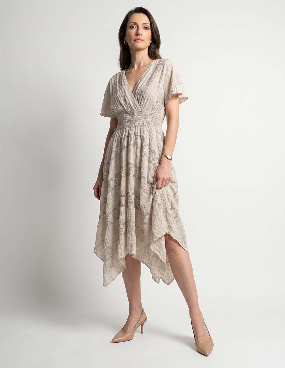 Vestido midi casual para mujer Vestido midi casual para mujer