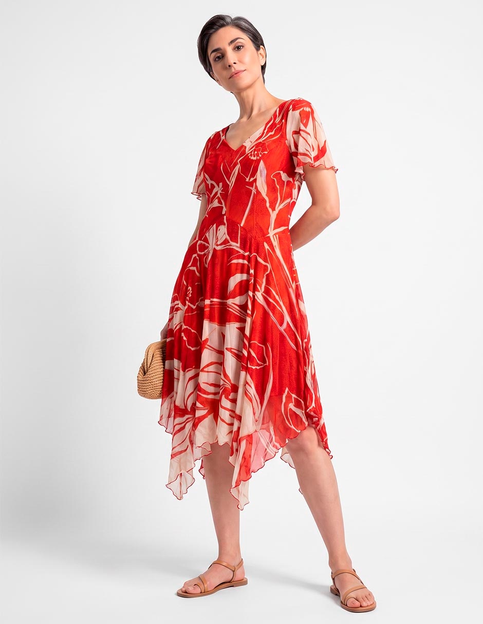 Vestido midi casual para mujer