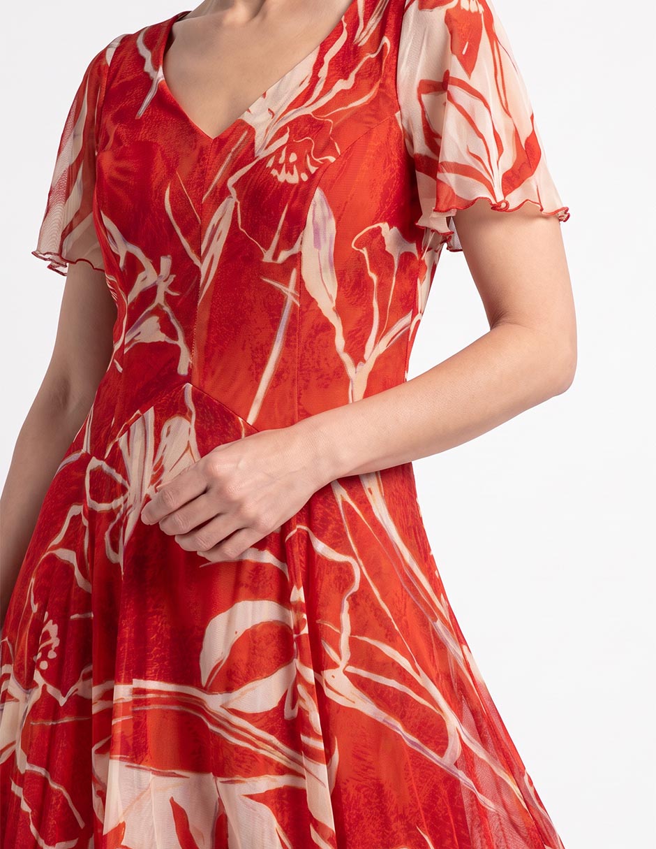 Vestido midi casual para mujer