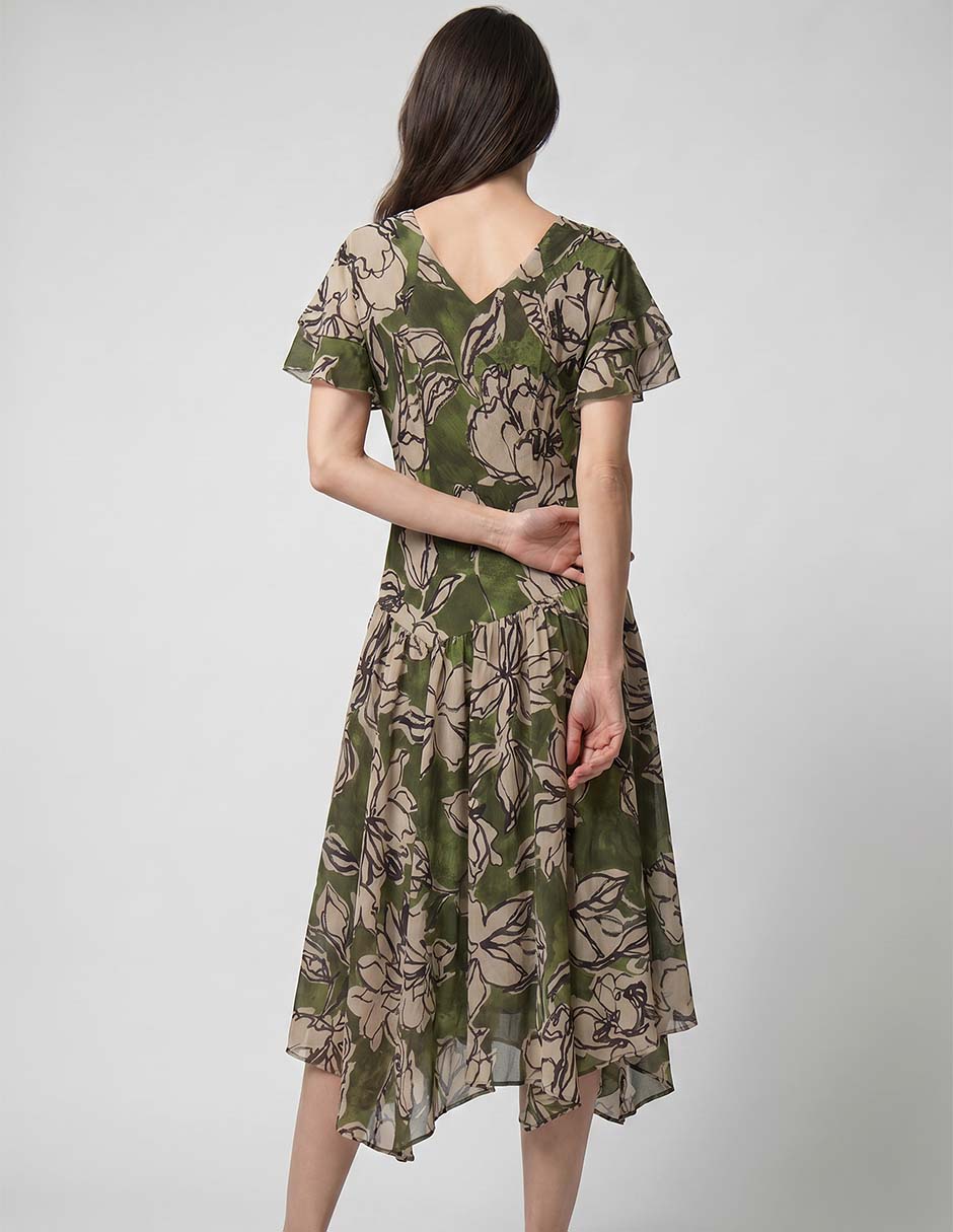 Vestido midi casual para mujer 2