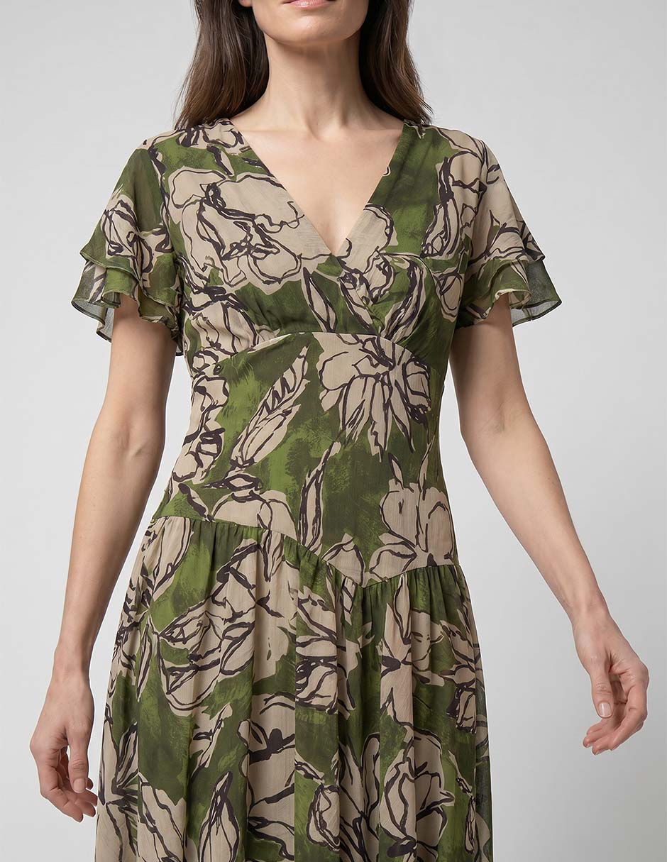 Vestido midi casual para mujer 3