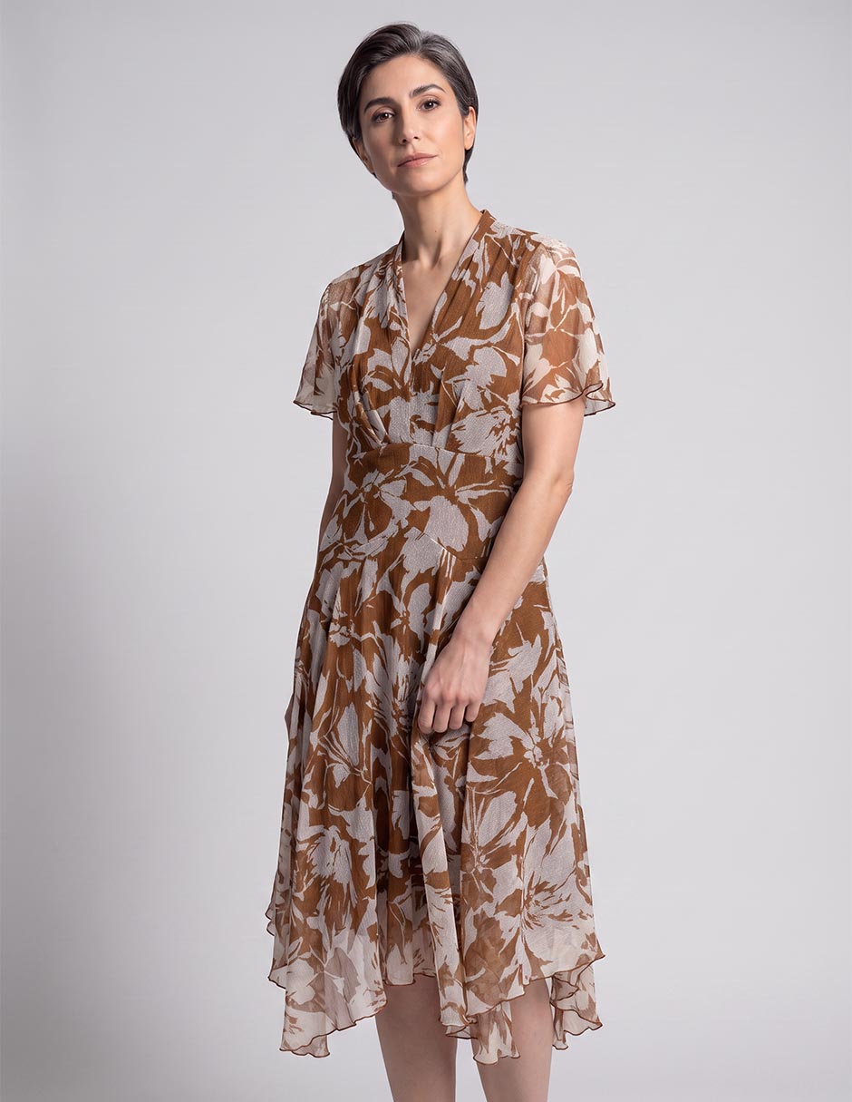 Vestido arriba rodilla casual para mujer
