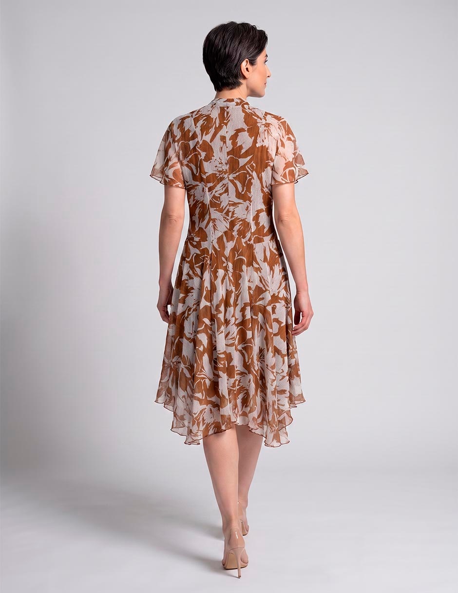 Vestido arriba rodilla casual para mujer 4
