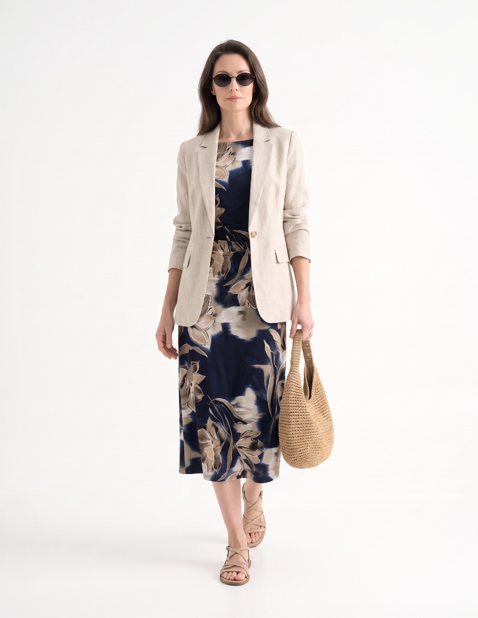 Vestido midi casual para mujer 4