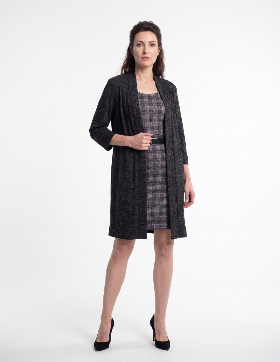 Vestido a la rodilla casual para mujer