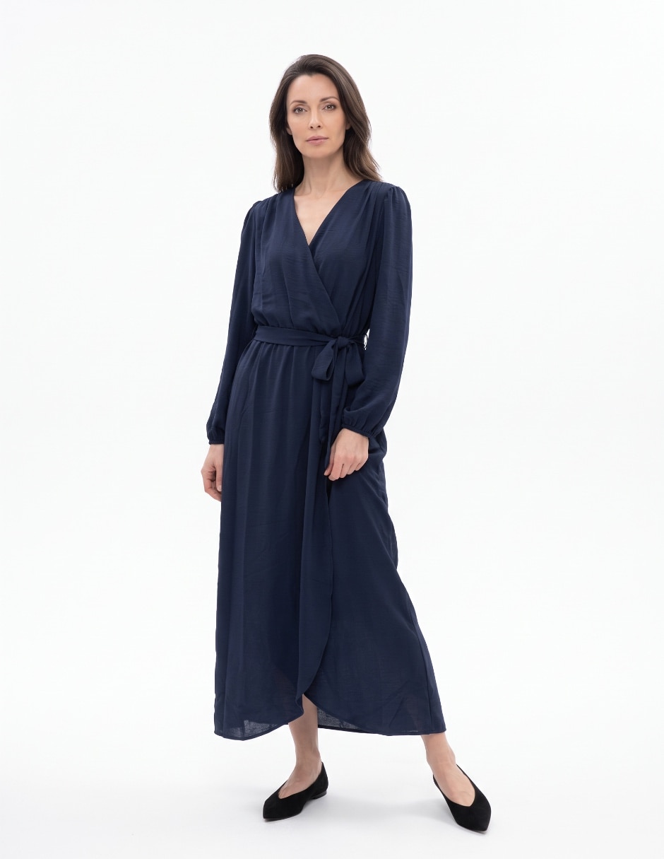 Vestido al tobillo casual para mujer Vestido al tobillo casual para mujer