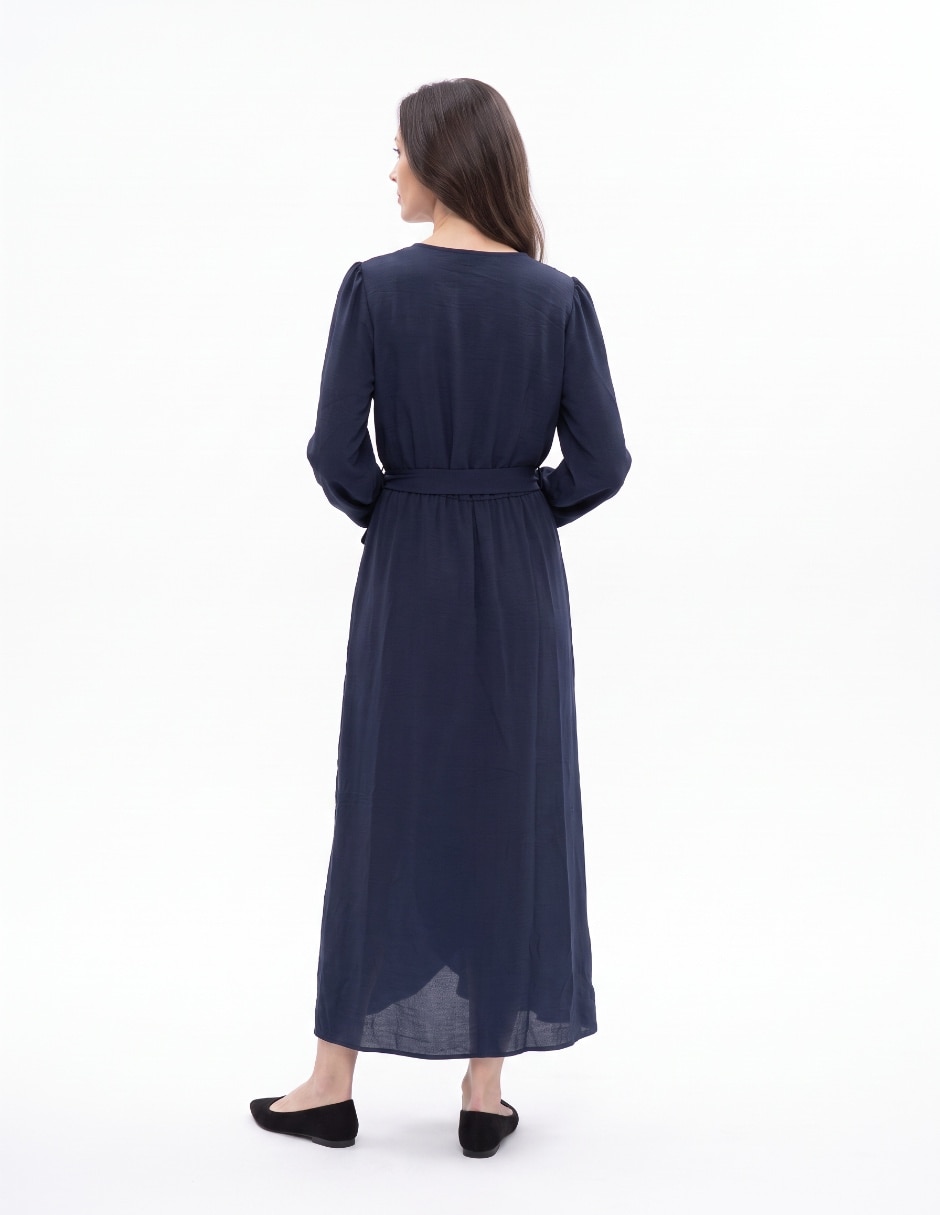 Vestido al tobillo casual para mujer 2
