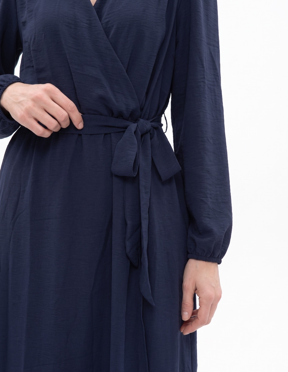 Vestido al tobillo casual para mujer 4